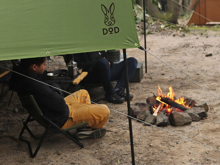 ヌノイチ Sサイズ グリーン dod TC素材 遮熱/耐火/難燃/耐久/遮光 販売終了】ヌノイチS（カーキ） T2-593-KH - DOD（ディーオー