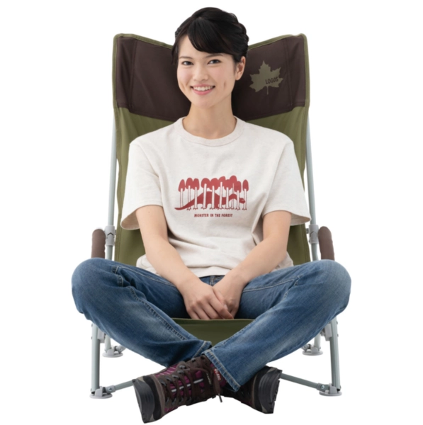 LOGOS LOGOS Life ハイバックあぐらチェア プラス（ブラウン）の商品