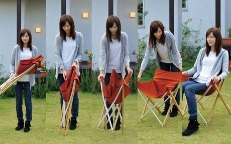 Snow Peak ガーデンTake!チェア オレンジ（ガーデンタケ!チェア