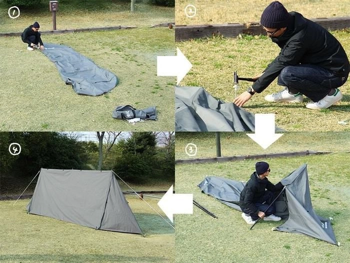 DOD カベテント　グレー DOD カベテント(グレー)の商品紹介 | hinata〜もっとそとが好き