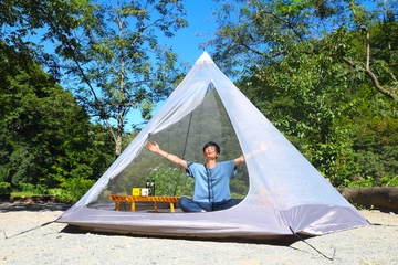 【検証】テント設営改革！？ワンポールテントを『フタマタノキワミ』で極めてみた