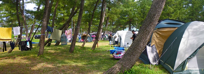 石川県の大島キャンプ場は、海を楽しむ最高ロケーション【コテージ】