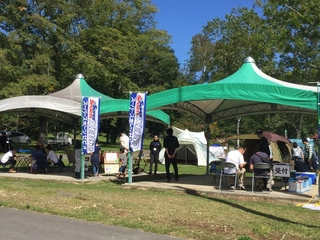 話題のテントが勢揃い!エルブレスのキャンプ展示会が戸隠キャンプ場で開催!