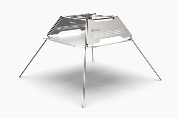 新進気鋭ブランド「プロノドアズ」からスタイリッシュな焚き火台!キーワードは建築の三大要素