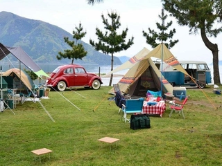 マキノ・サニービーチ知内浜オートキャンプ場を解説！釣りやカヌーもできる