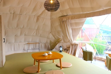 日比谷花壇が初プロデュース！グランピング施設 日比谷花壇のSTAY「里楽巣FUJINO」に行ってきた。