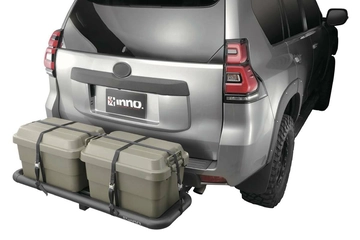 車の後部に取り付ける「ヒッチキャリア」で積載上手!国内メーカー参入でキャンプの必需品に!?