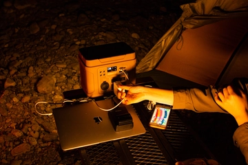 キャンプや防災の必需品！Orange別注「ポータブル電源MIGHTY」が登場！