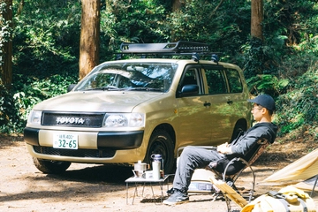 110万でキャンプ車購入!アウトドア仕様の商用車「トヨタ・プロボックス」に決めたワケ【近藤、クルマを買う②】