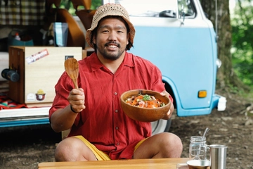 ラグビー界イチのキャンプ好き!?前回W杯代表・堀江翔太選手プレゼンツ、火を使わない絶品海鮮キャンプ飯