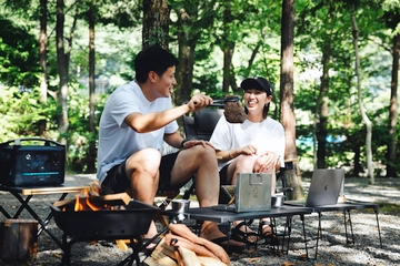 BBQキャンプのためのレイアウト入門。まったりなら「グリル×イロリテーブル」活用でロースタイル!
