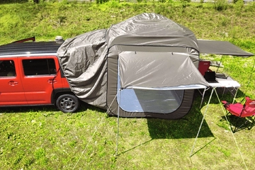 5分で快適空間が完成!車とテントを一体化する「Carlock(カーロック)」でキャンプがもっと身近になる