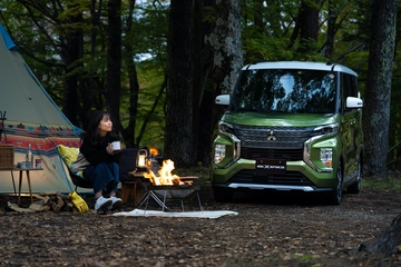 ソロキャンプで叶える「おひとりさま時間」。三菱自動車の月額定額プランで実現できた最高の休日の過ごし方とは？