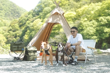 犬連れキャンパー必見！愛犬を守る、安全＆おしゃれなホールアースのペットアイテム