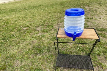 【100均】ジャバラに折りたためる3.5Lのウォータージャグが扱いやすくて万能だった!<<レビュー>>