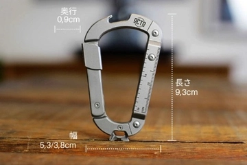 まさにぶら下げる工具箱！18種の機能を持つ「オクトカラビナ」はキャンパー必携アイテム