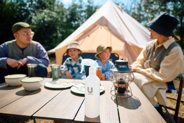 "ほぼ水"なのに食器もギアもピカピカ！自然にやさしいマルチクリーナーが家族キャンプを救う
