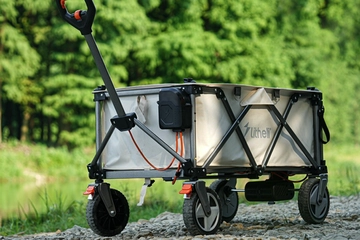 キャンプワゴンもついに電動化！坂道も悪路も楽々な「電動キャリーワゴン」が新登場