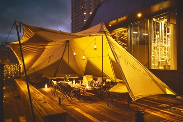 【12/1〜】代官山で「キャンプ的イベント」開催！鎌倉天幕×黒ビールでステキ時間を