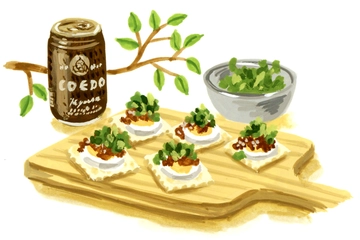 【1分酒場：チャオパニックティピー・遠藤あゆみ】四川肉味噌だれ×COEDO 伽羅-Kyara- 350ml缶