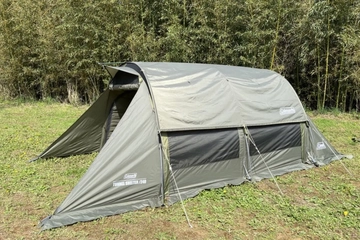 【コールマン2024年新作】「トンネル2ルーム/240」と「トンネルシェルター/240」を設営レビュー!