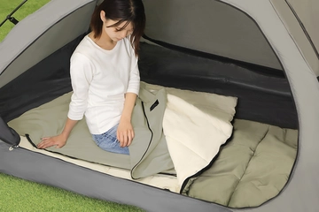 500mLの水と同じサイズ！丸洗いできる軽量インナーシュラフ