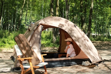 わずか5分で簡単設営！快適なファミリーテントに新色が登場