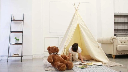 おうちに秘密基地♡ティピーテントでナチュラルなお部屋づくり