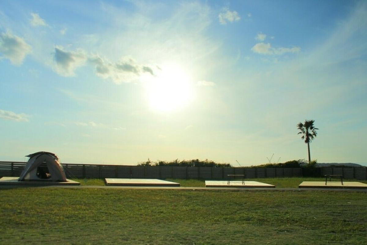 BREEZE family campからみた日の出