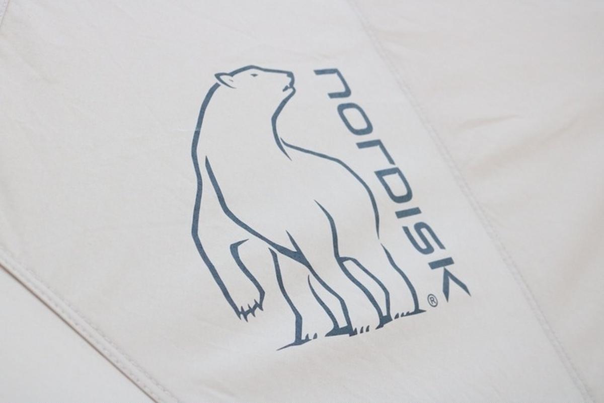 【旧ロゴ】　ノルディスク　nordisk 4×5 タープ　コットン 超希少旧ロゴ ノルディスク 4×5コットンタープ