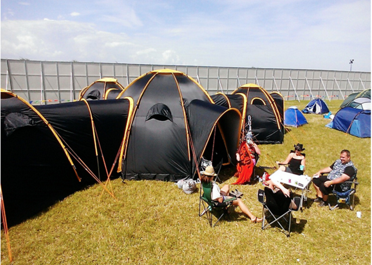 大人数のキャンプ向け 連結式仲良しテント Pod Tentが楽しそう キャンプ アウトドア情報メディアhinata