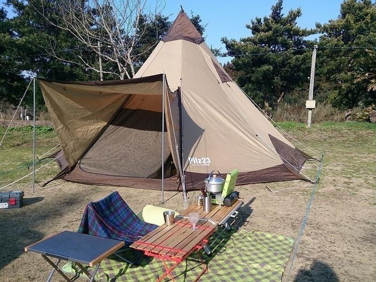 千葉県勝浦へキャンプ場の様子