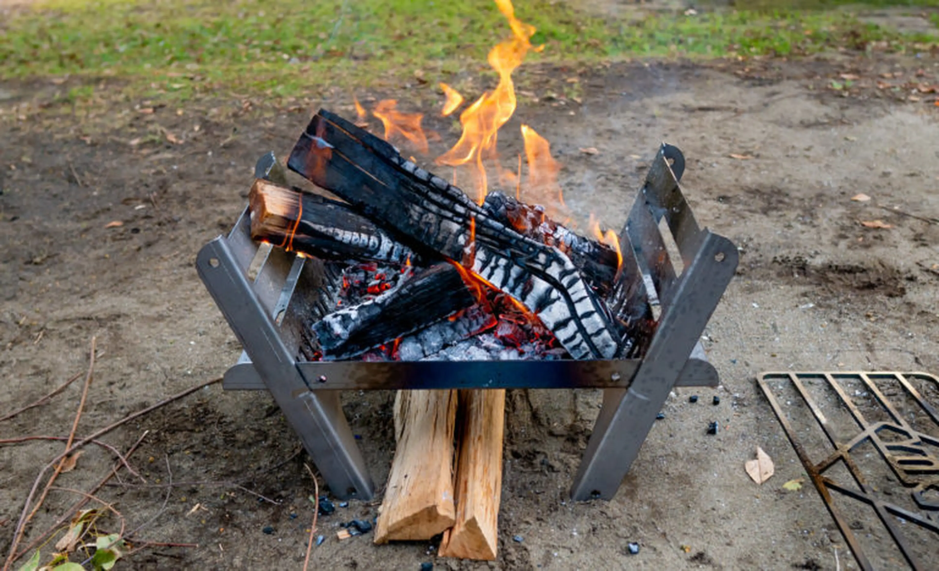 未使用 ヨカ YOKA 焚き火台 COOKING FIRE PIT SOLO クッキング
