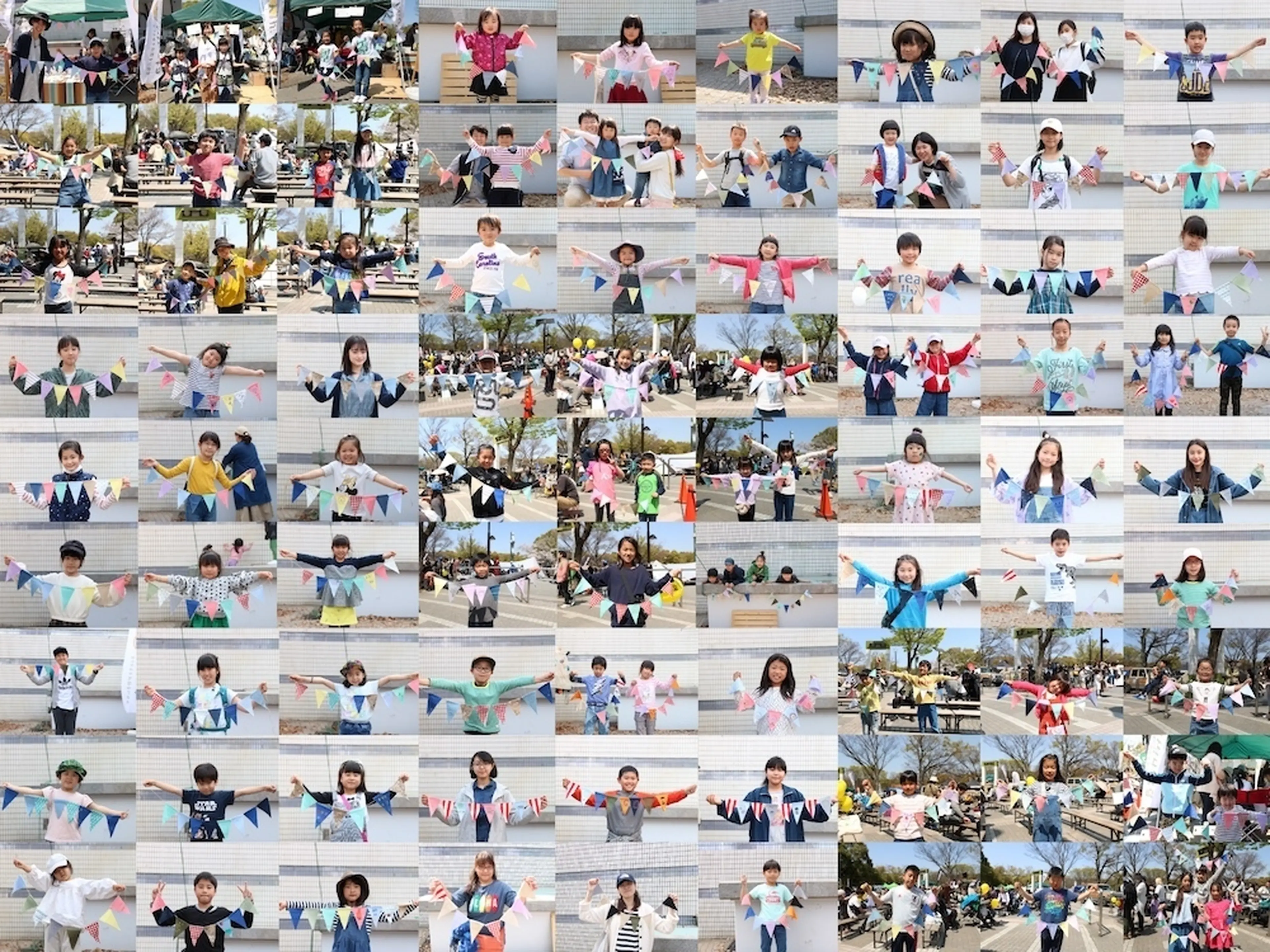 総数254個！？大盛況御礼！hinataの手づくりガーランドワークショップ