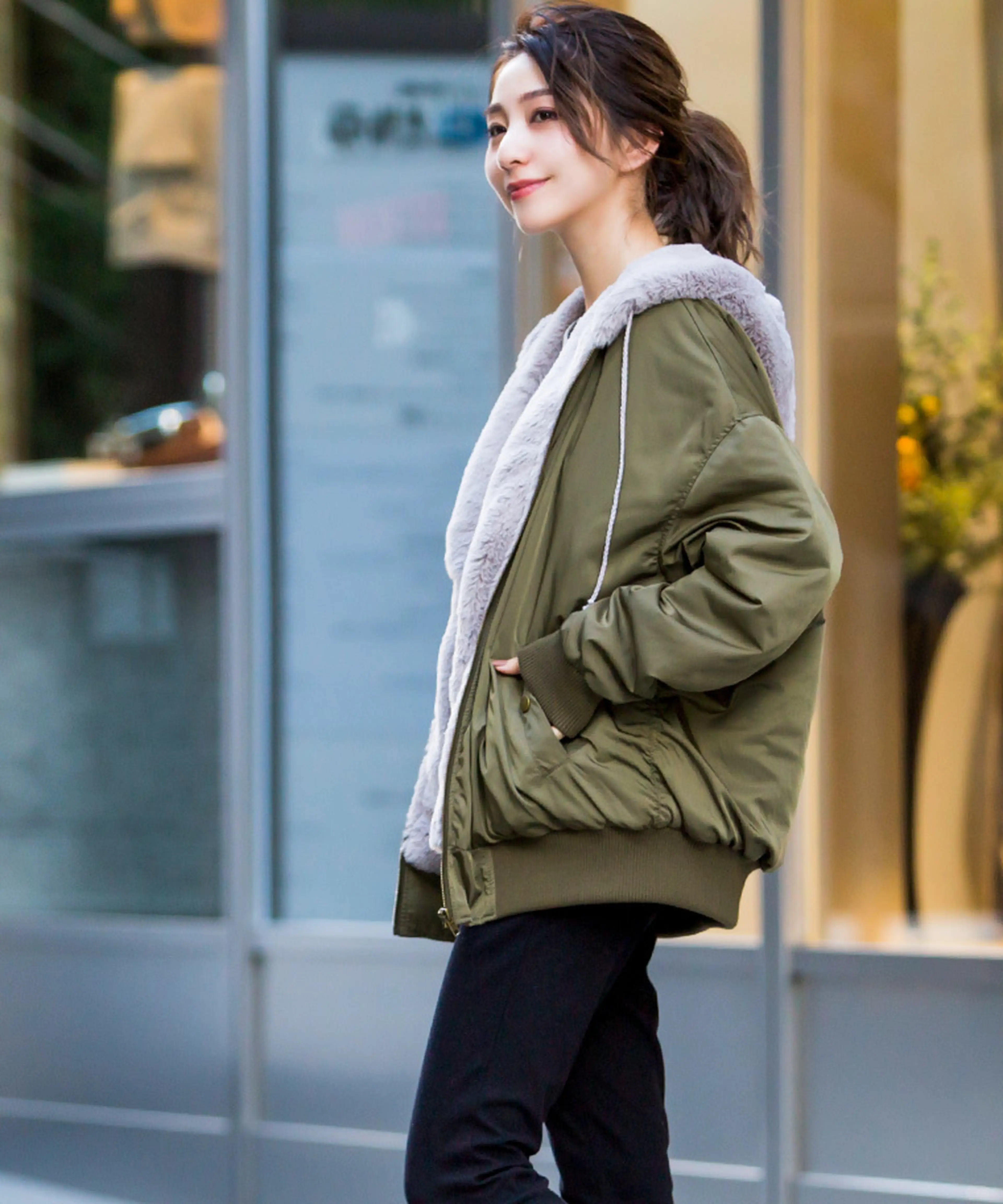 GOAミリタリージャケット カーキ色goa】ミリタリージャケット カーキ S