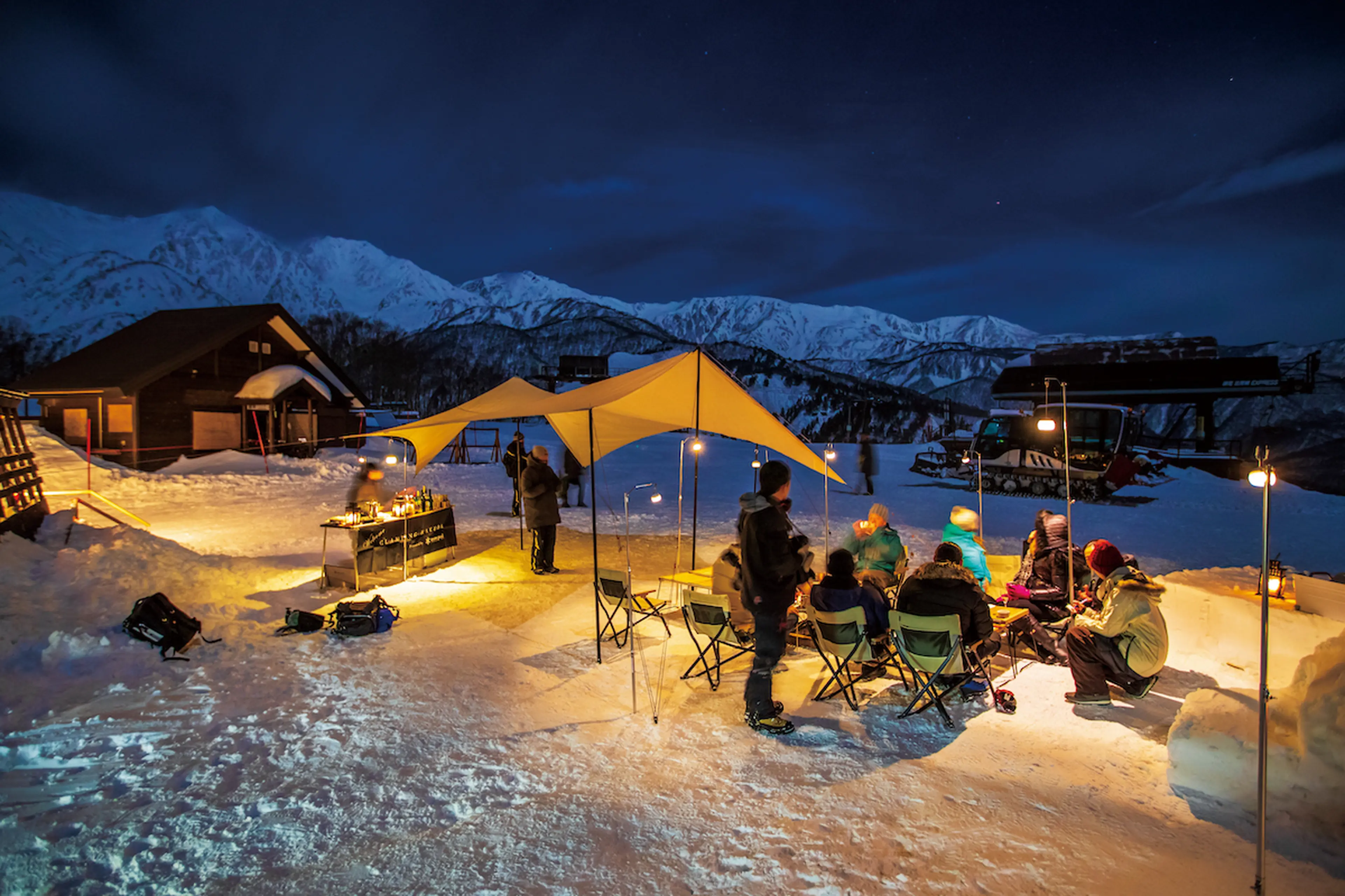 スノーピーク・フィールドスイートでディナーツアー開催！長野・白馬で