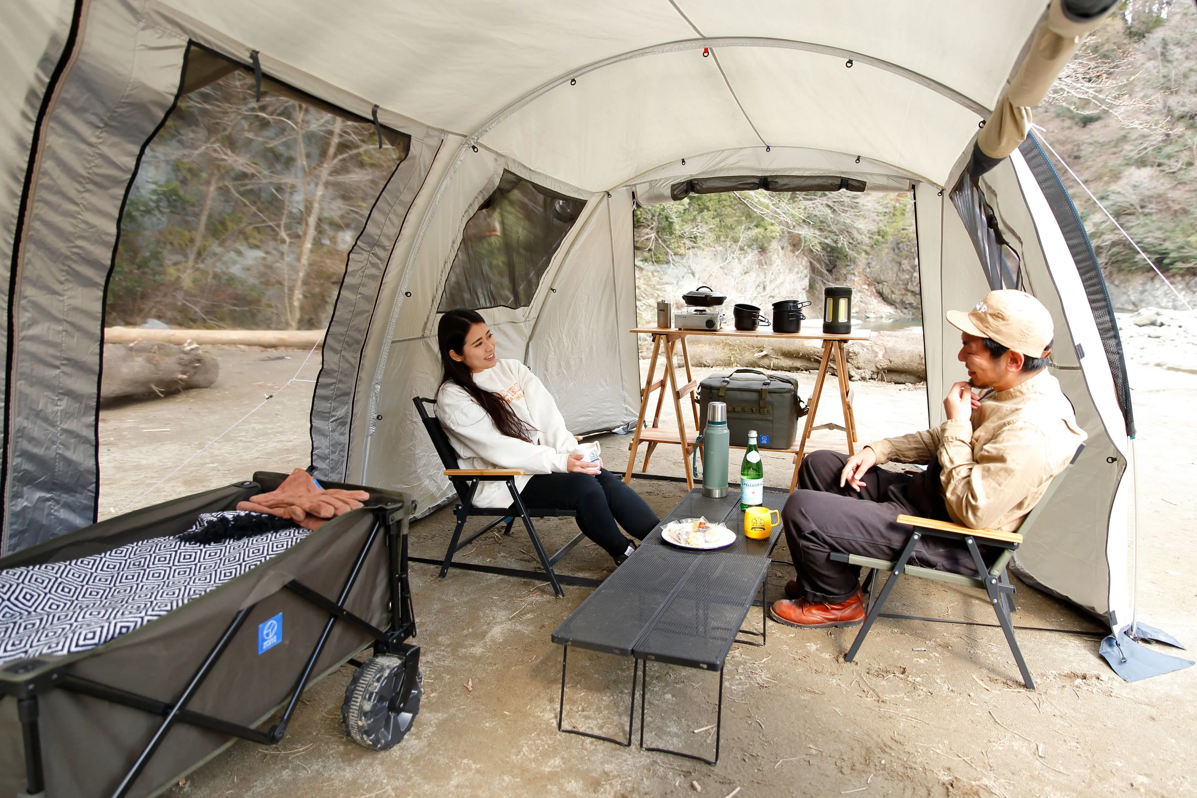 ふるちゃん！ハーフクーヘン 2ルームテント ツールームテントで春キャンプに出かけよう！新幕を選ぶときの必須機能