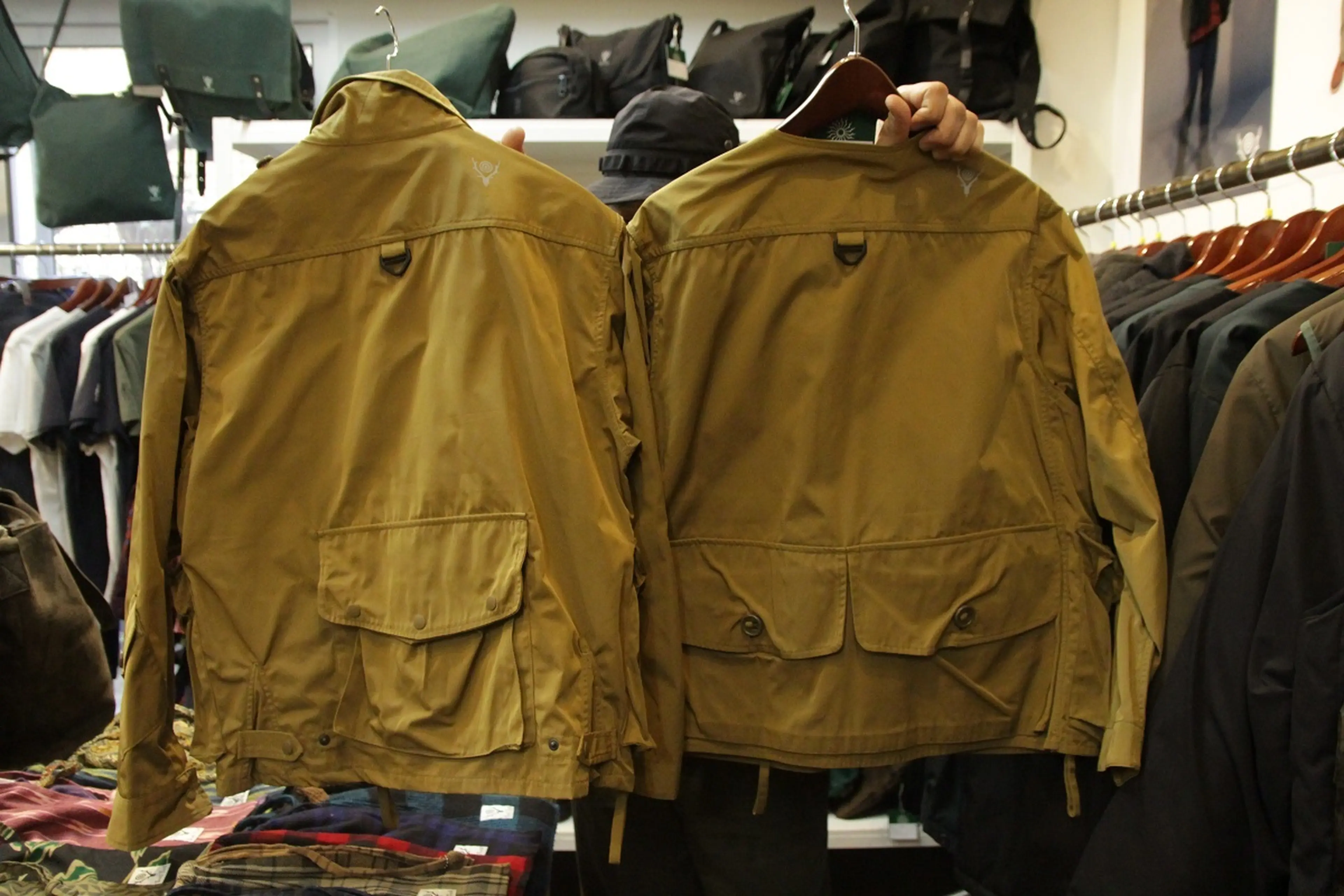 最終値下　south2 west8 テンカラジャケット　ノーカラー 最終値下 south2 west8 テンカラジャケット ノーカラー Lサイズ