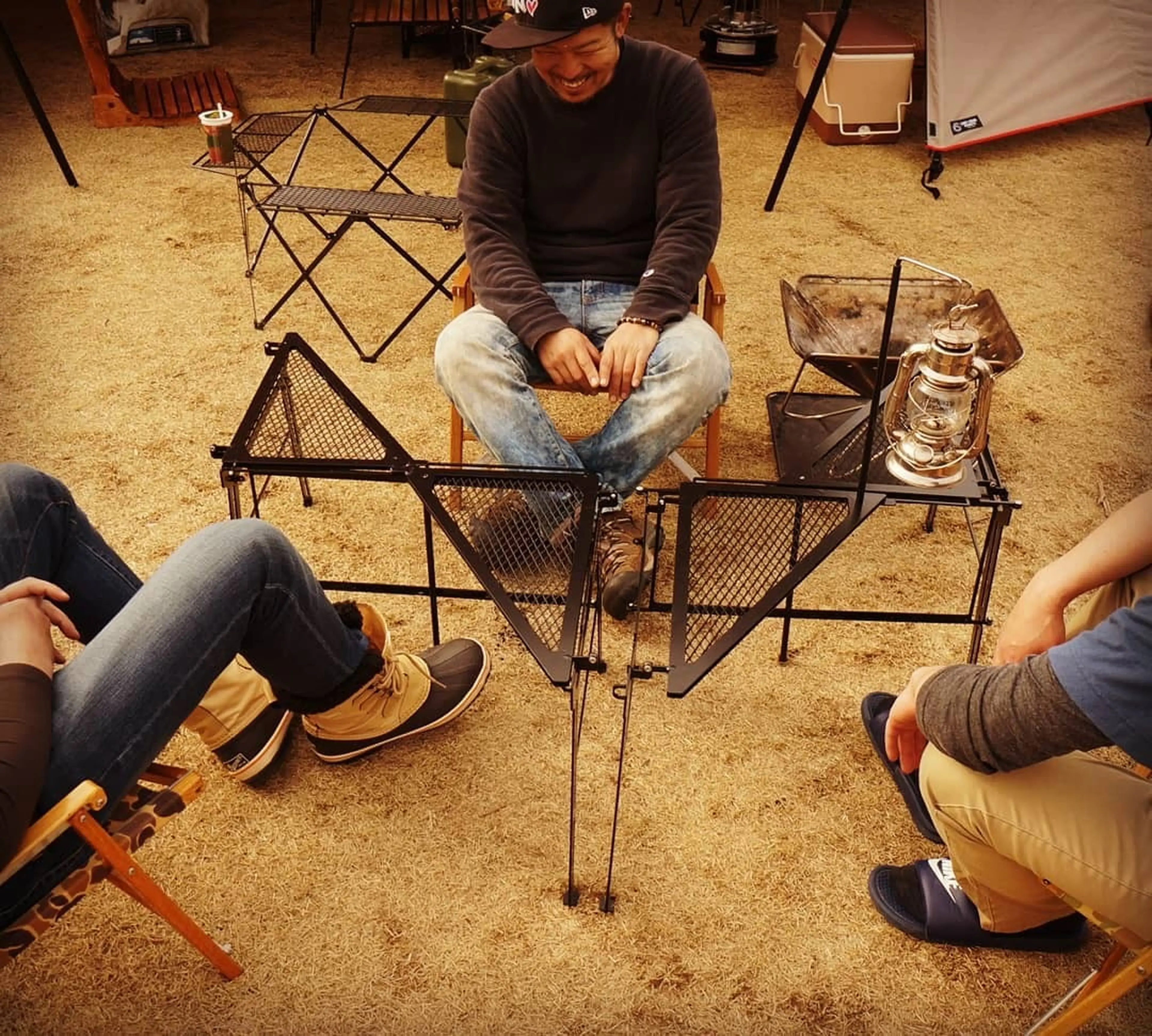 ネイチャートーンズ くるりんぱ Lサイズ キャンプギア くるりんぱストレージボックス【オシャコレ第一弾】 - おふざけキャンプ