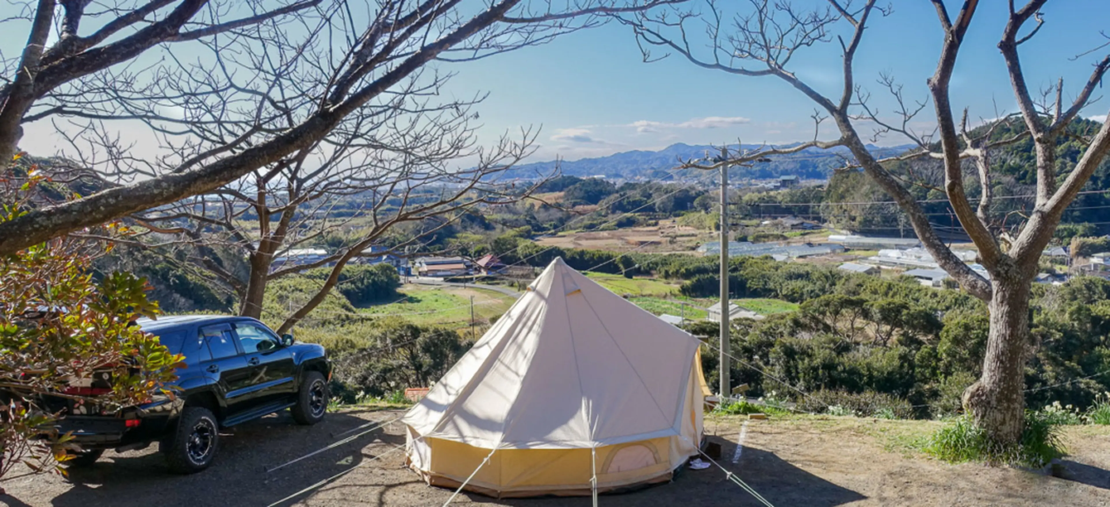 海もミカン狩りも楽しめる！野宮農園オレンジ村オートキャンプ場