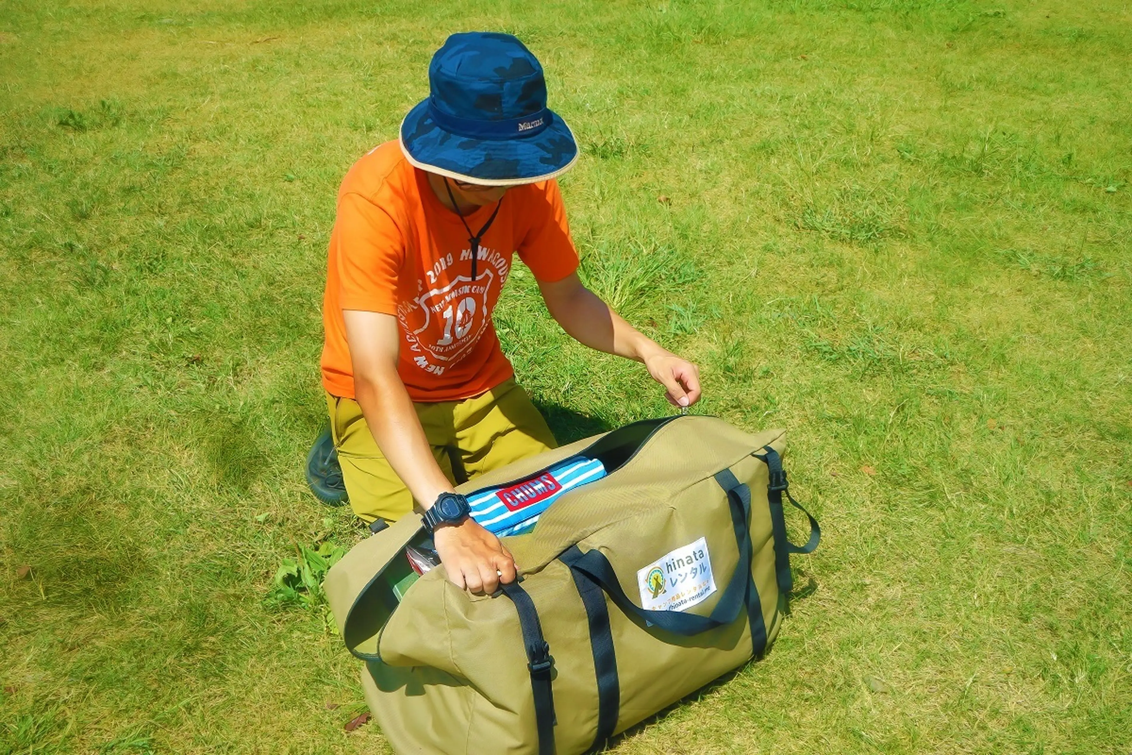 おしゃれキャンプに憧れる初心者必読！hinataレンタルでALLチャムス