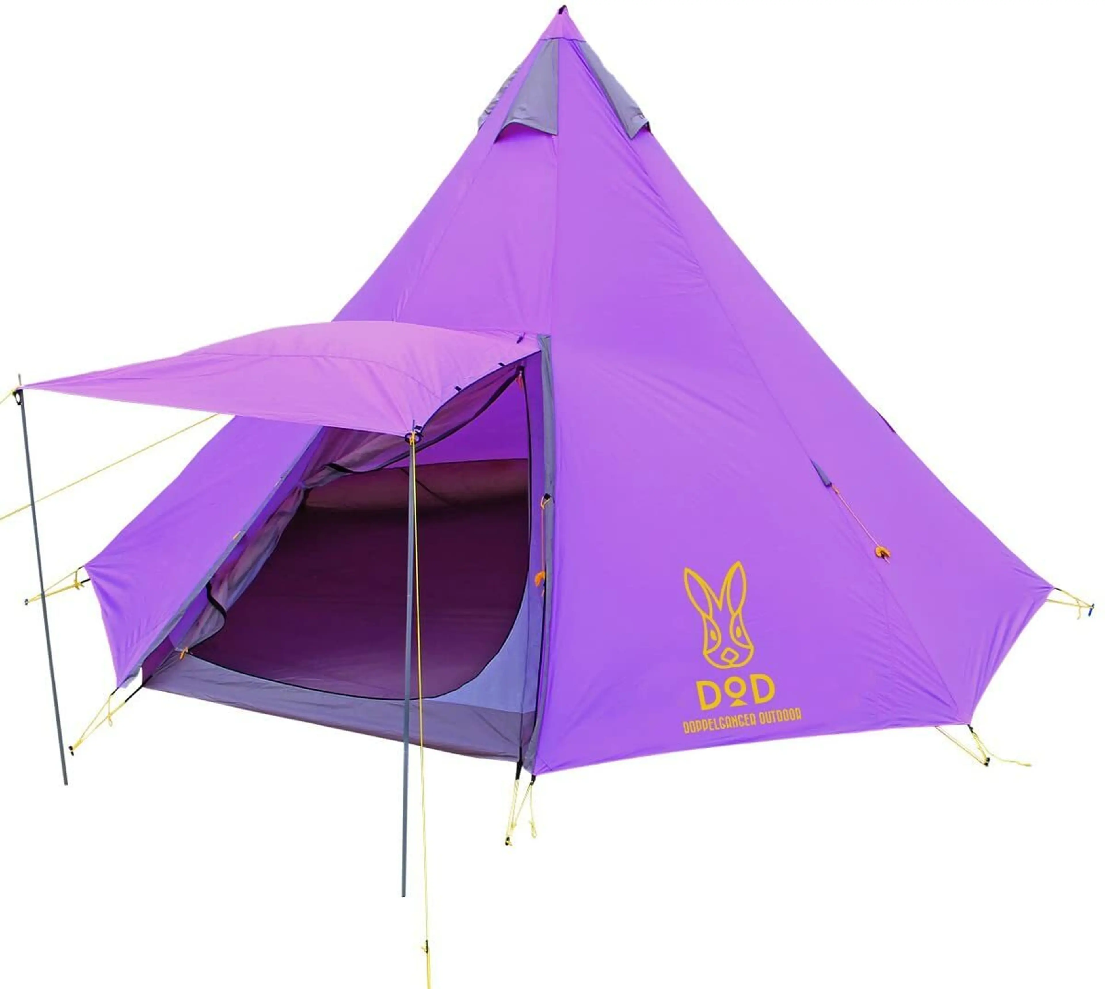 圧倒的な設営のしやすさが優秀なおしゃれテント♡ティピー型テントの