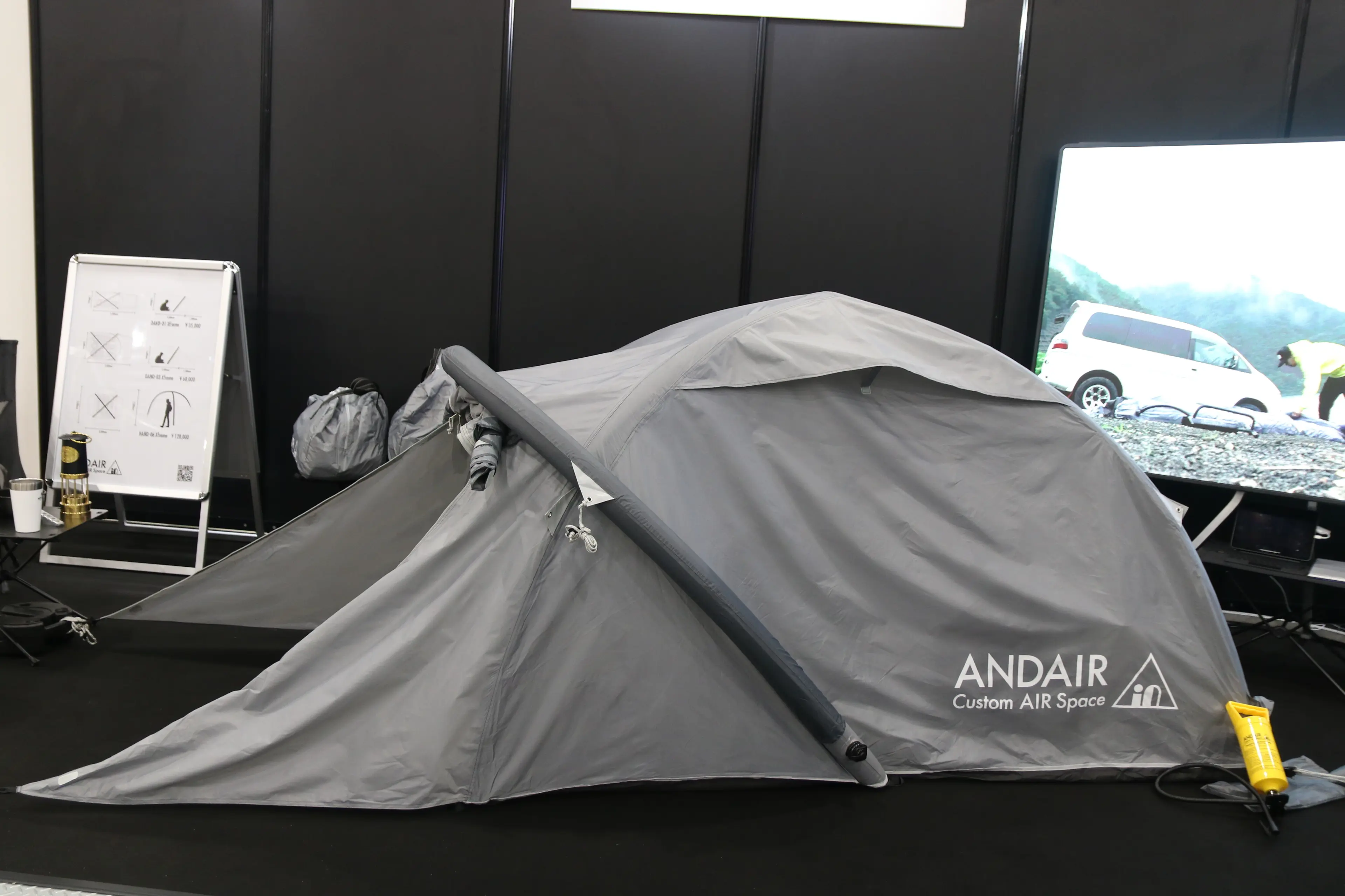 ANDAIR 6人用エアフレームテント HAND-06 Xframe 人生初！ANDAIR