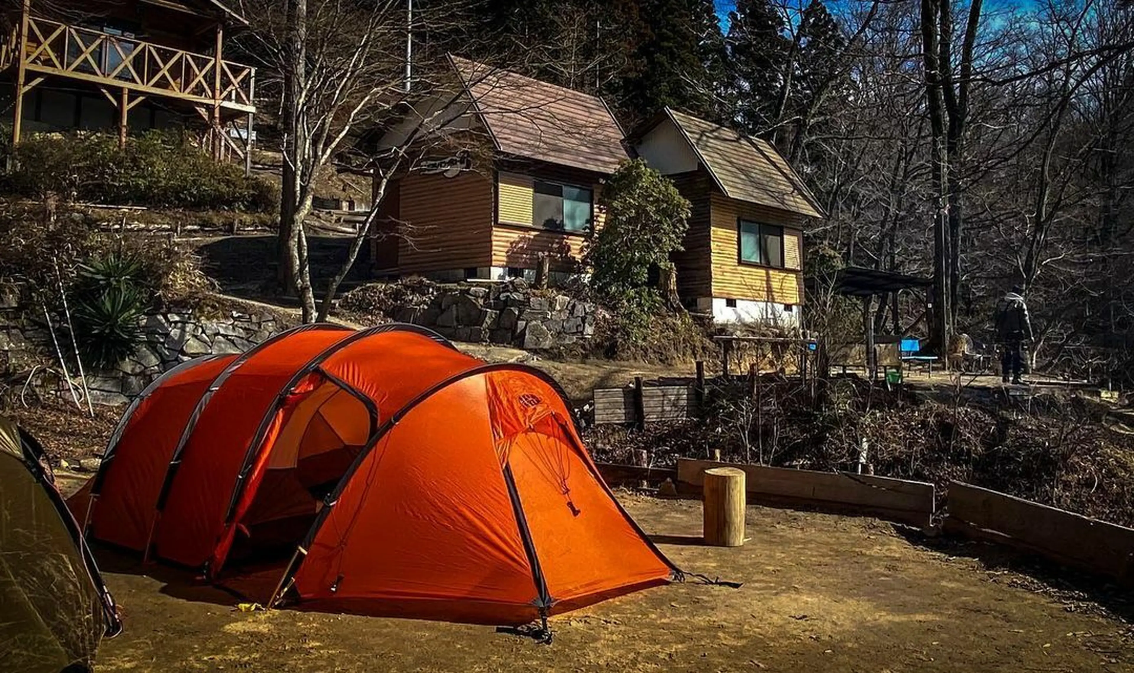 希少廃盤品 Tomichi Lodge RS Tent 4人用トンネルテント