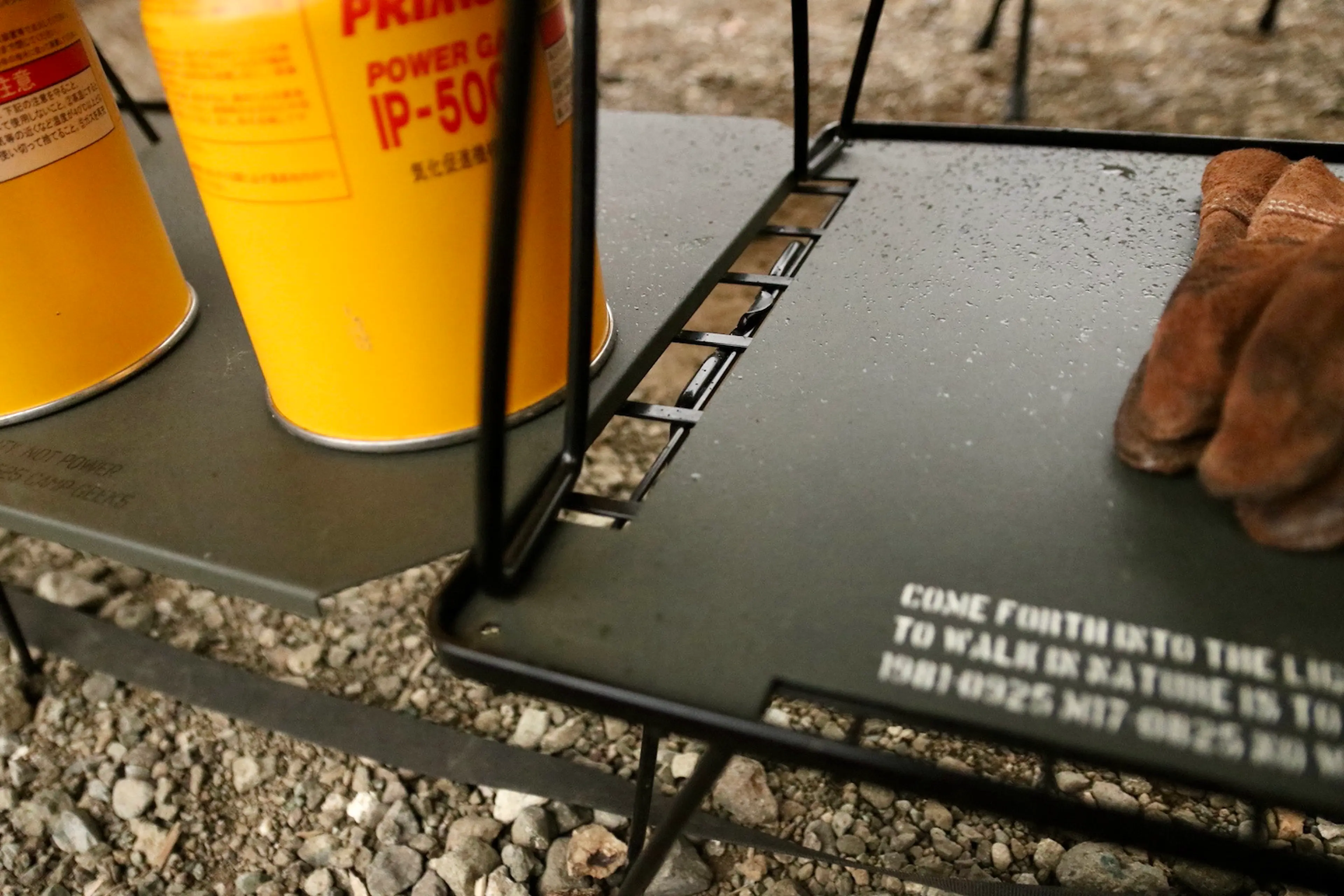 CAMP GEEKS　キャンプギークス　フィールドラック用天板 FR-top＞フィールドラック用天板～ミリタリーカーキ～ | CAMP GEEKS