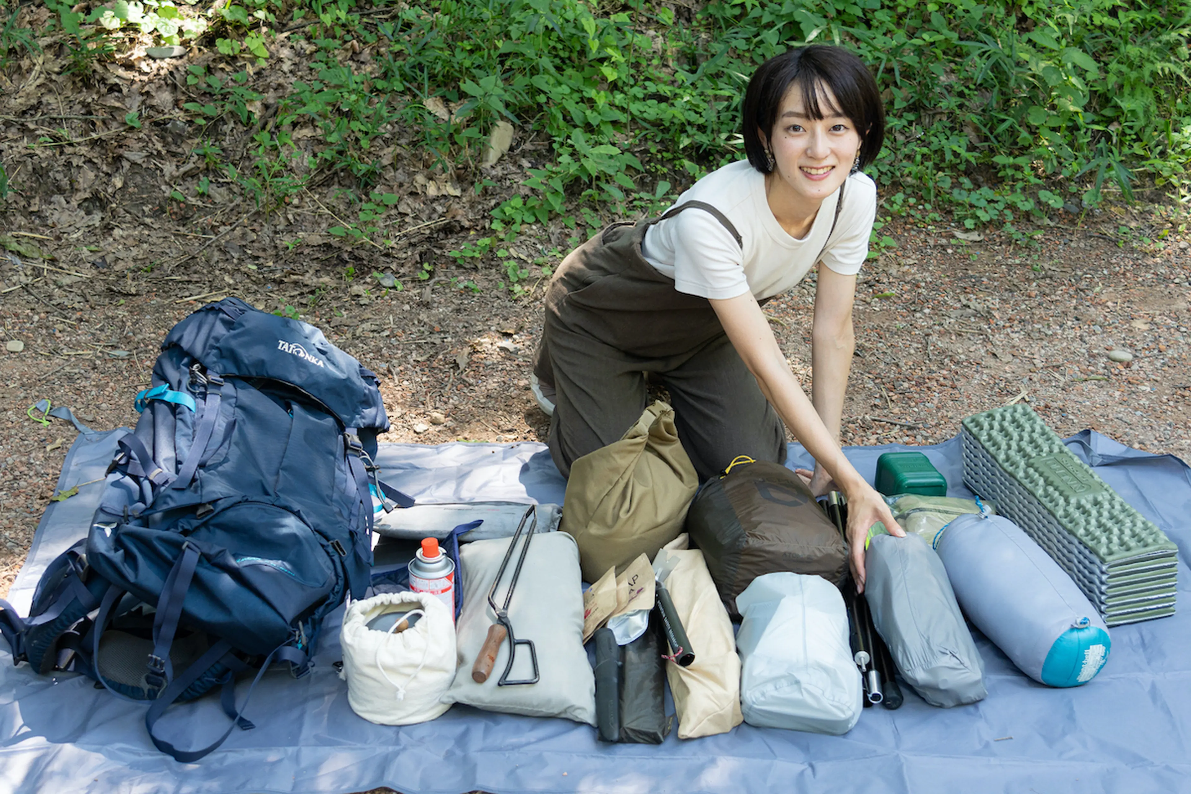 ソロキャンプセット チェア テント 焚き火台 リュック 【公式通販】