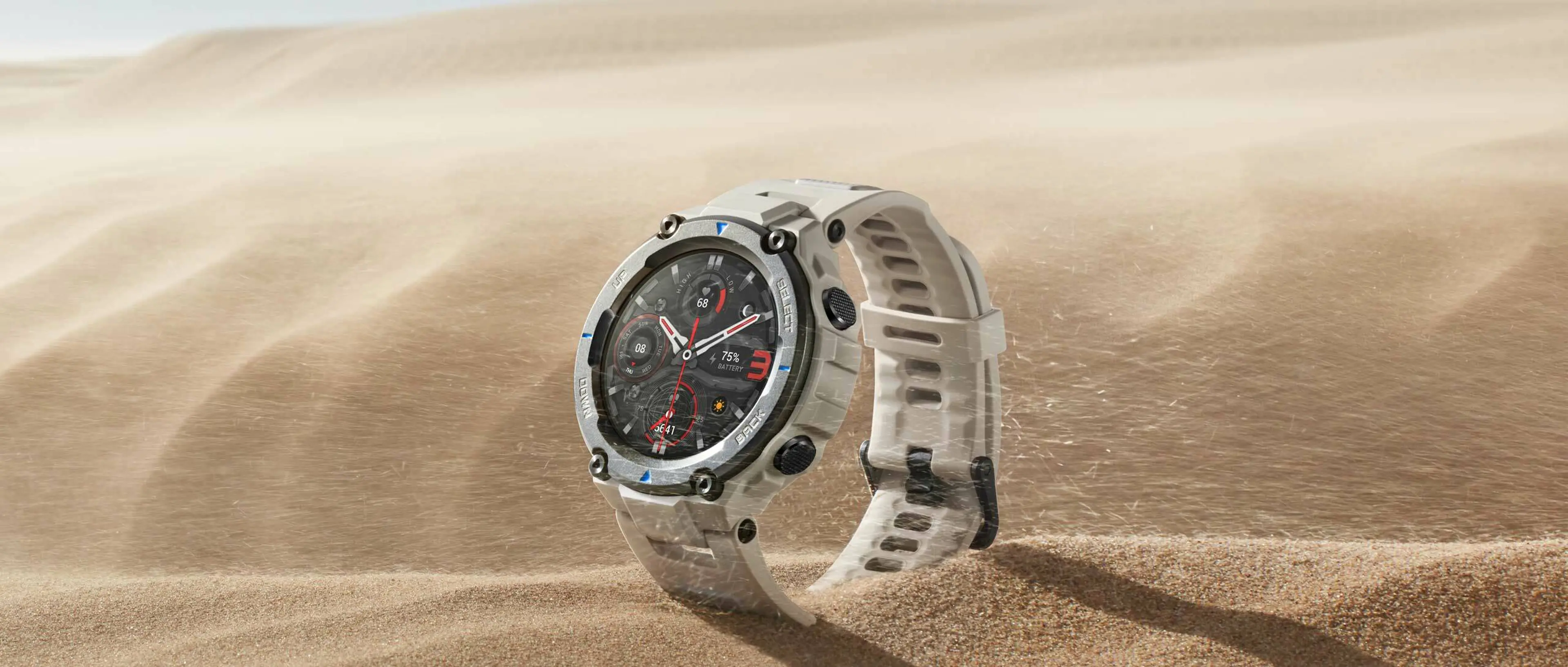 全外遊びのお供に。アウトドアスマートウォッチ「Amazfit T-Rex Pro