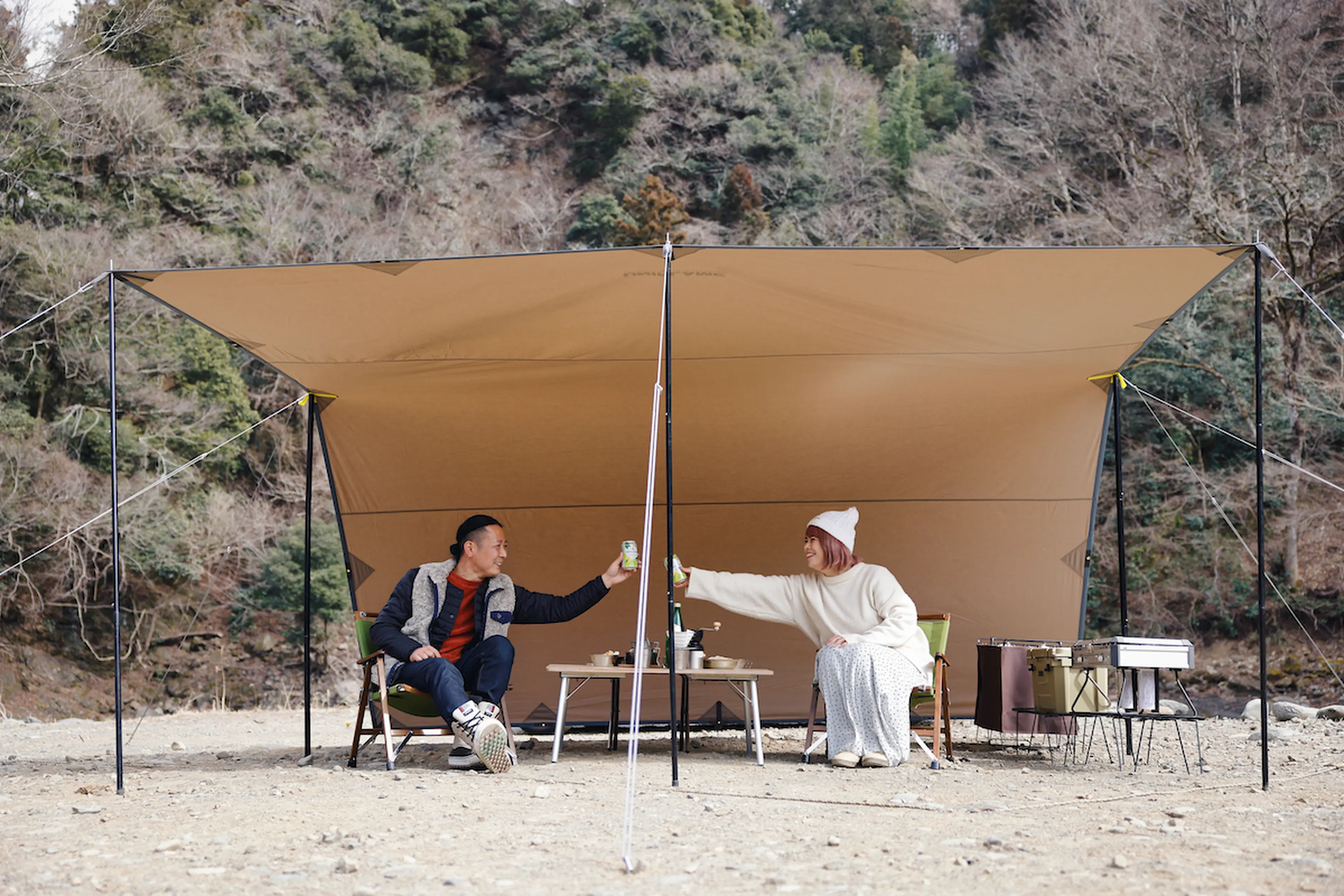 春夏キャンプ成功のカギは「難燃」！？ユニフレーム新作「TCスクエア