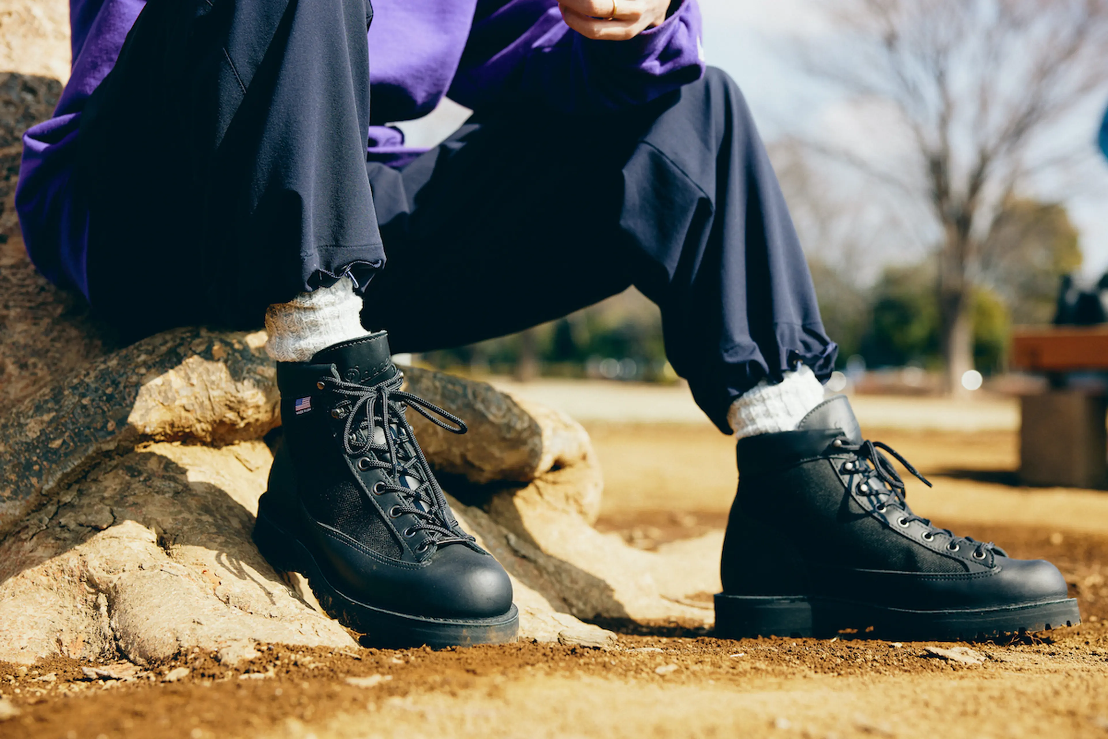 良品‼️ ダナー us5 ブラック ダナーライト ワークブーツ レザー メッシュ 徹底解剖！】アウトドアブーツの名作「ダナーライト」とはナニモノな