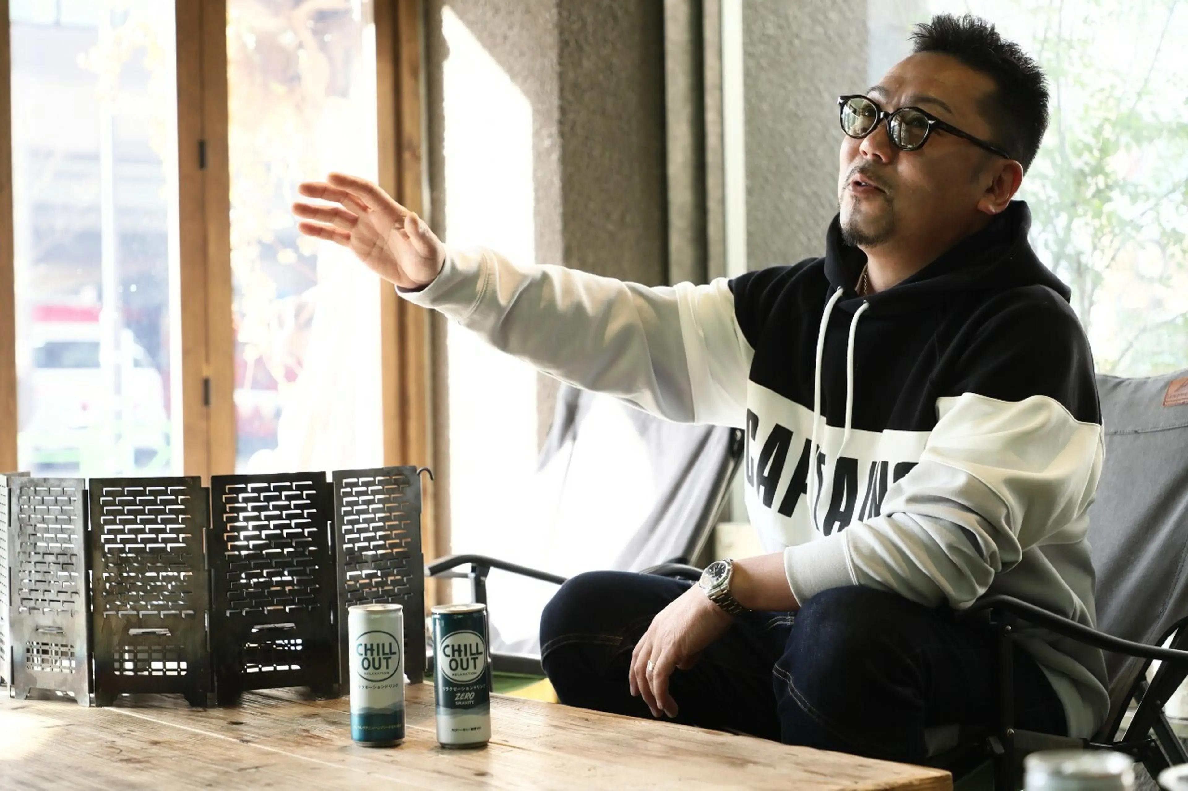 サンゾーさんが語る「チル」の魅力とは。珠玉の焚き火台「RODAN」の